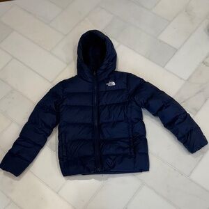 The North Face Dark Blue Hooded Jacket